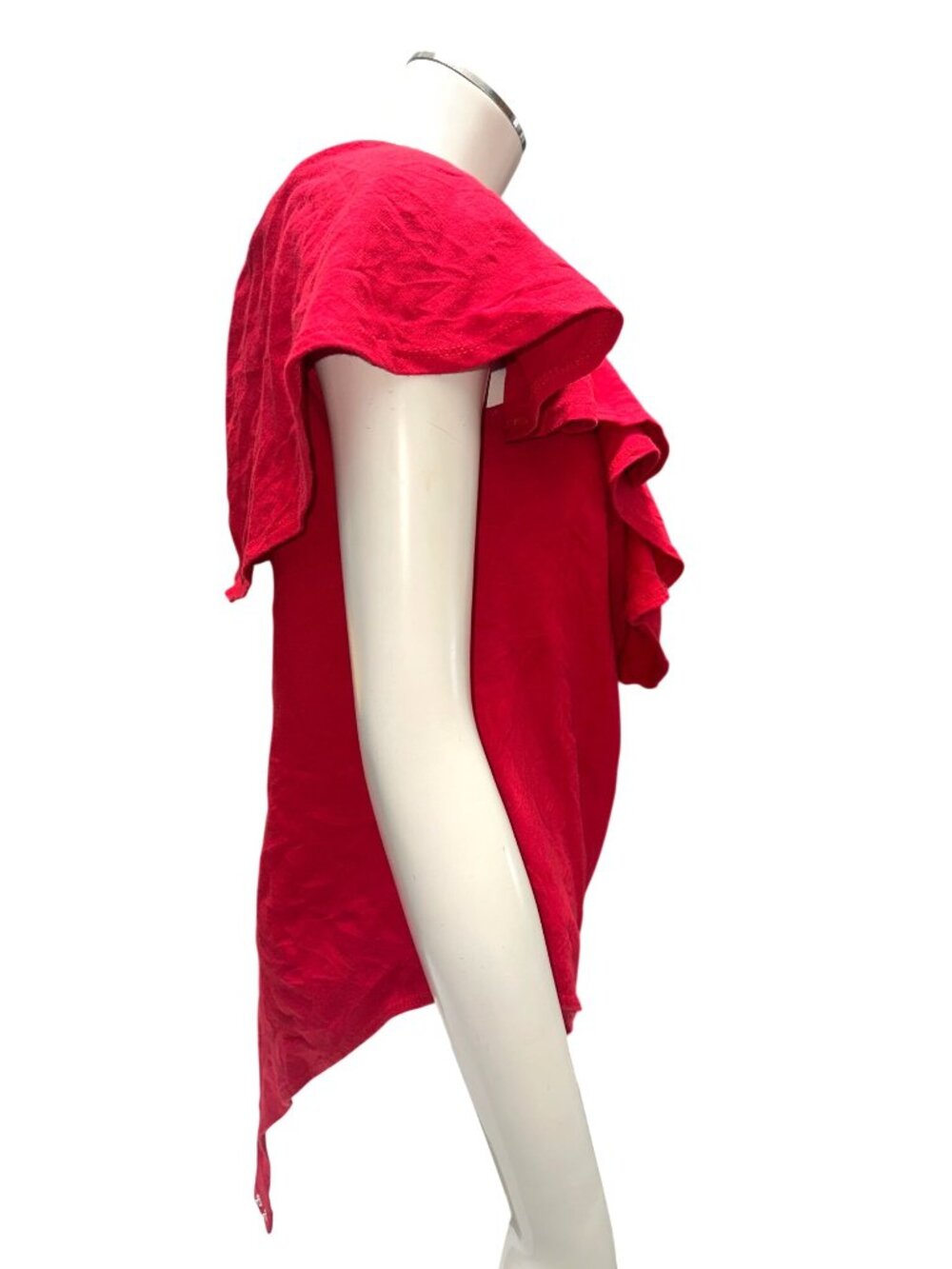 Forever 21 Size 2X Red Off Shoulder Ruffle Bodysuit Bodycon Party Girl Aesthetic - Picture 5 of 9